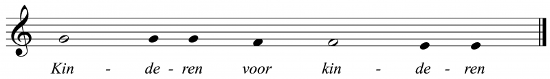 KvK voorbeeld van ritmevrije notatie2